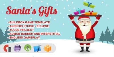 Santas Gifts - Buildbox Game Template