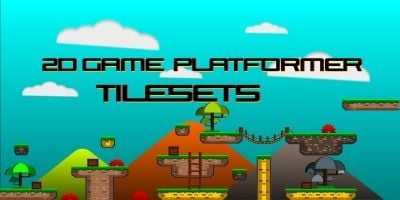 2D Game Platformer Tilesets
