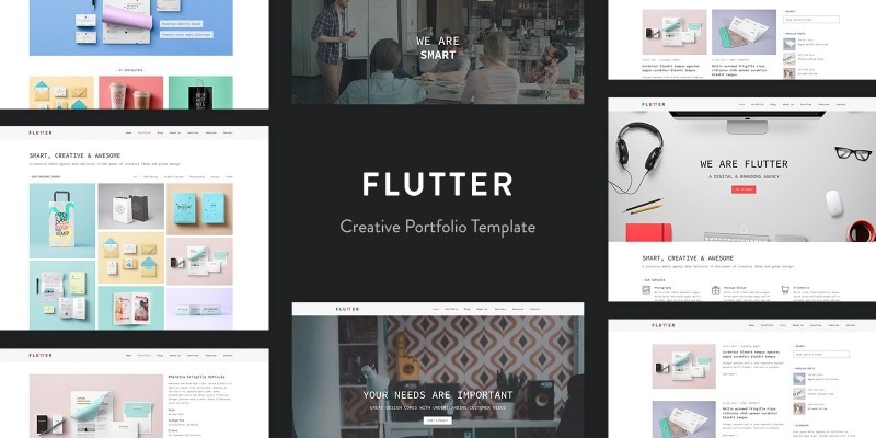Flutter - Creative Portfolio Template