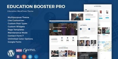 Education Booster Pro WordPress Theme