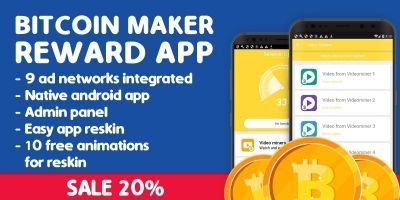 Bitcoin Maker -  Reward App Android Source Code