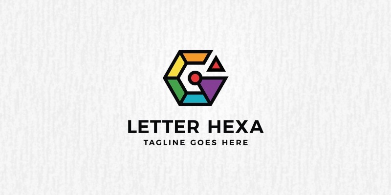 G Letter Hexagon Logo