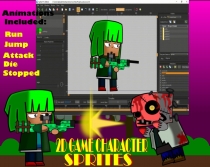 2D Game Character Sprites Screenshot 2