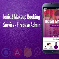 Ionic 3 Makeup Booking Service - Firebase Admin