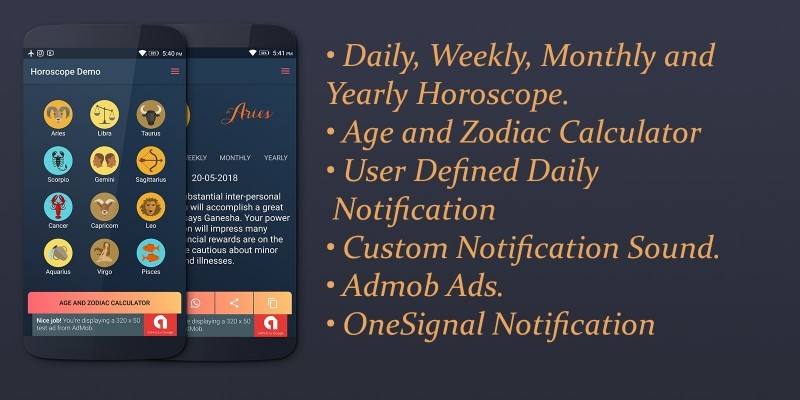 Horoscope Android App Source Code