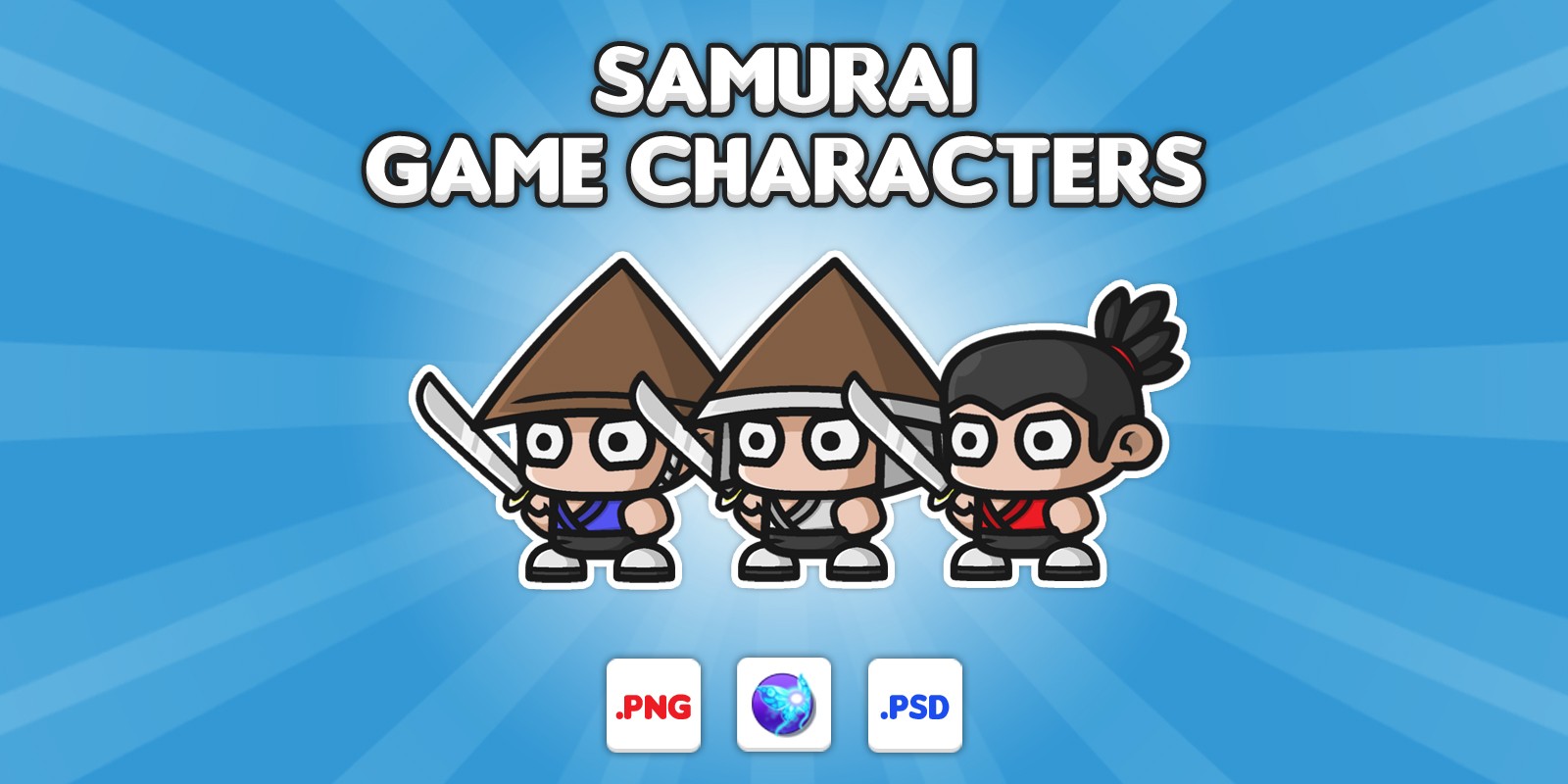 Samurai Chibi Characters
