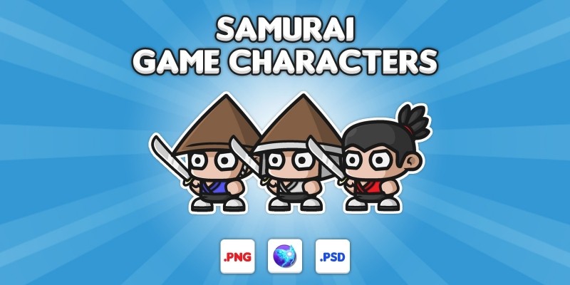 Samurai Chibi Characters