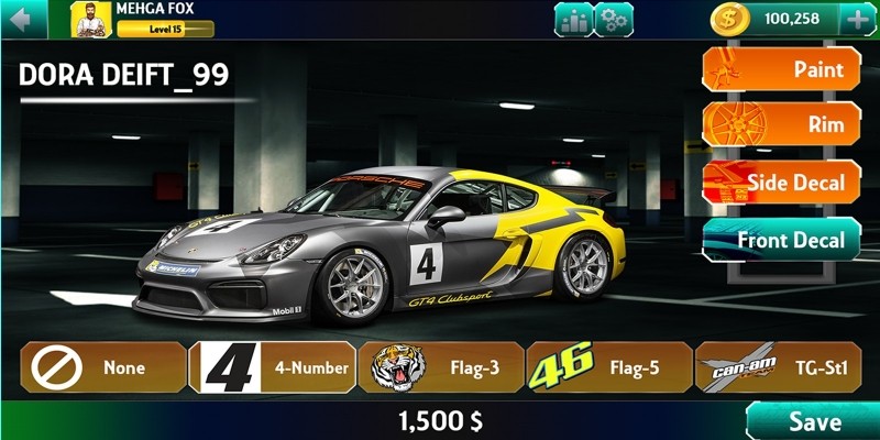Racing Game Graphics CxS - GUI Skin 6