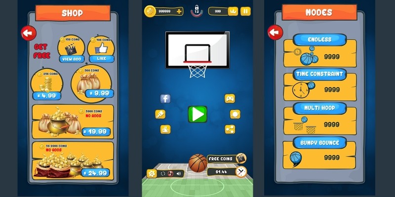 Basket Ball Game Skin - Pack 2