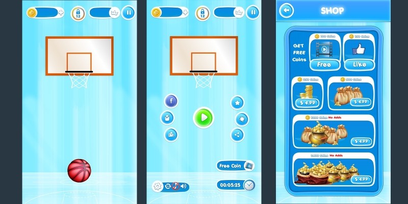 Basket Ball Game Skin Pack 4