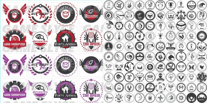  Achievement Seals 114 Icons Pack