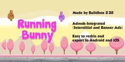 Running Bunny - Buildbox Game Template