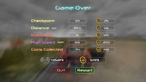 Racing Car Game UI Template Pack 2 Screenshot 5