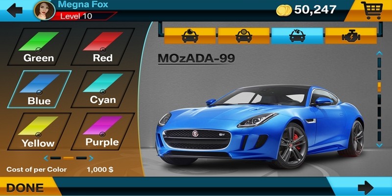 Racing Game Graphics CxS - GUI Skin 4
