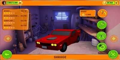 Racing Car Game UI Template Pack 8