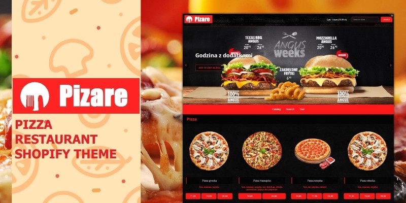 Pizare - Shopify Pizza Restaurant Theme