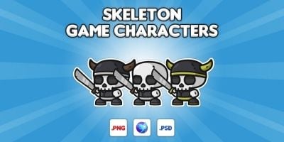 Skeleton Chibi -  Game Characters