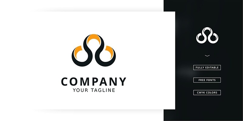 Circle Three Logo Template