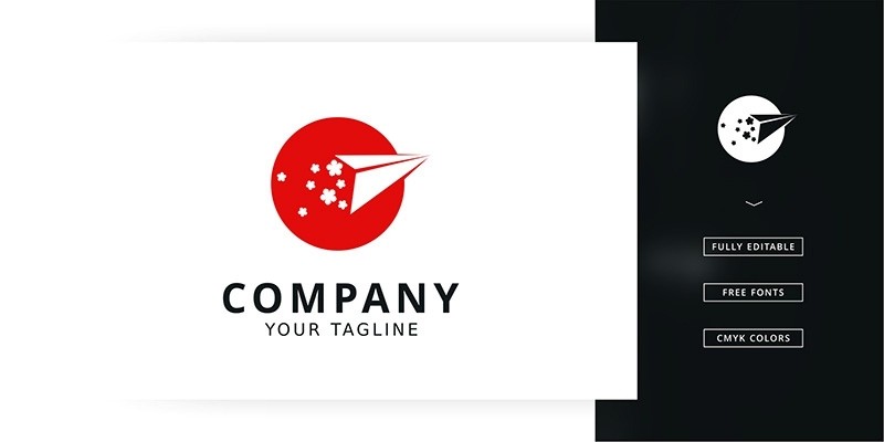 Japan Travel Logo Template