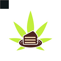 Leaf Cake Logo Template