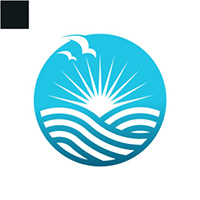 Ocean View Logo Template