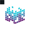 Pixel Cube Logo Template