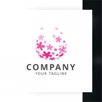 Sakura Splash Logo Template Screenshot 1
