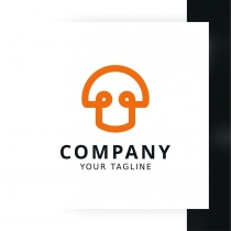 Tech Mushrooms Logo Template Screenshot 2