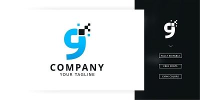 Tech Nine Logo Template