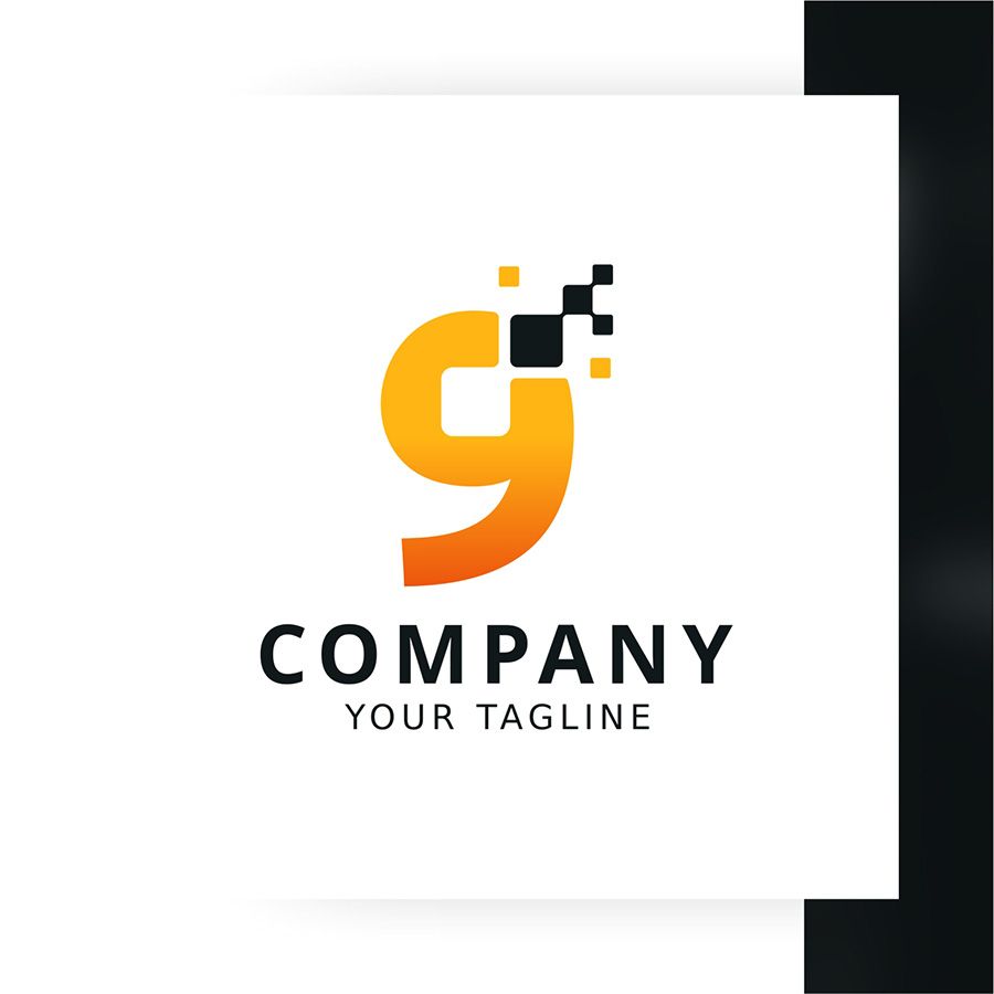 Tech Nine Logo Template by Diqly | Codester