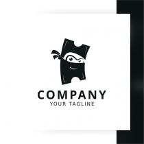 Ticket Ninja Logo Template Screenshot 1