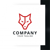 Time Wolf Logo Template Screenshot 2