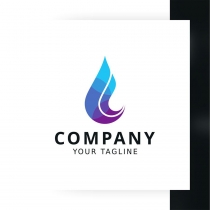 Water Flow Logo Template Screenshot 2