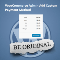 WooCommerce Admin Add Custom Payment Method