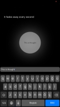 Thought - Late Night Thinking App iOS Screenshot 1
