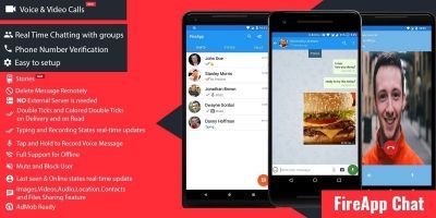 FireApp Chat - Firebase Android Source Code