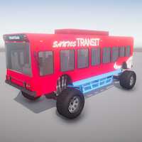 Monster Bus 3D Model
