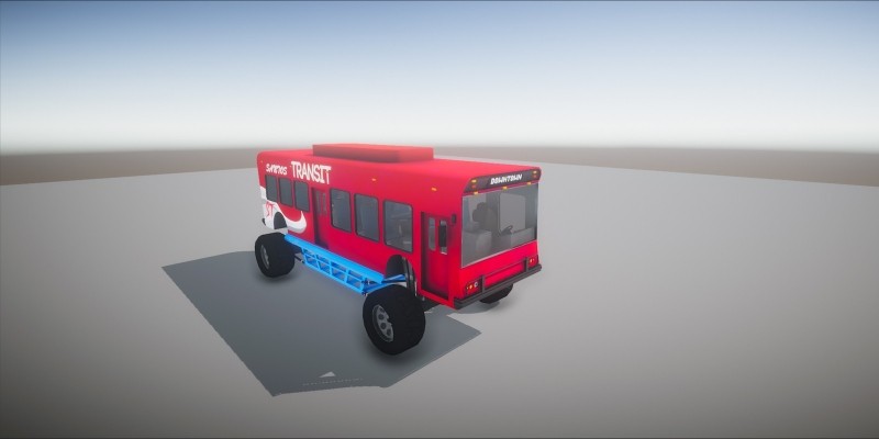 Monster Bus 3D Model