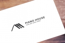 Piano House Logo Template Screenshot 1