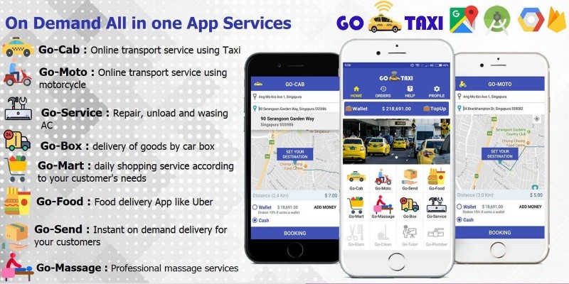 Gotaxi - On Demand All in One App Services Android