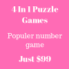 4 in 1 Puzzle Games iOS Xcode Projects