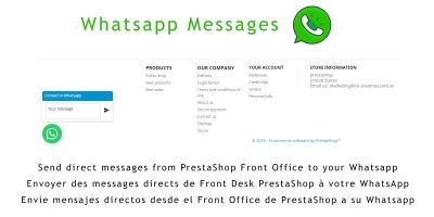 WhatsApp Messages PrestaShop Module