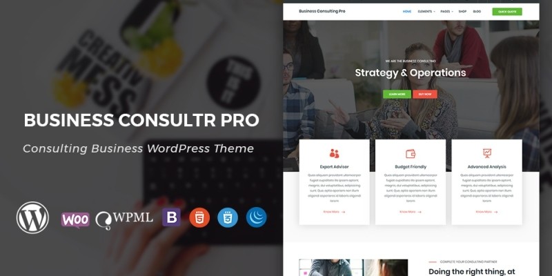 Business Consultr Pro WordPress Theme