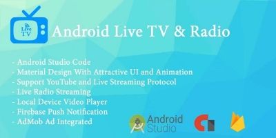 Android Live TV With Radio and Local Video Player