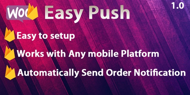 Easy Push Notification WooCommerce Plugin
