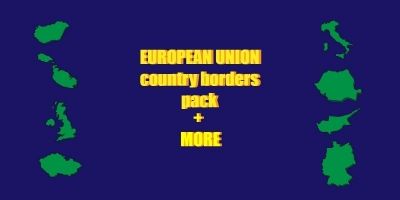 European Union Country Borders Pack