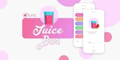 Ionic Juice Bar UI Theme