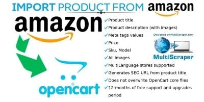 Get product from Amazon OpenCart Extension