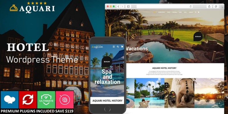 Aquari - Hotel Wordpress Theme