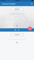 Universal Translator - iOS Source Code Screenshot 2